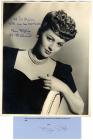 Olivia De Havilland - Magnificent Oversized Inscribed and Signed Portrait And Signed Letter