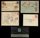 Worldwide, 1890s-1950s interesting stamp & cover group