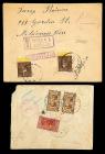 Central Lithuania 1921 registered covers (x2)