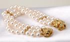 Cultured Pearl, Diamond, 18K Yellow Gold Bracelet