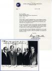 WITHDRAWN - 1969 Apollo 11 Wernher von Braun signed group photo