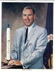 1960s-90s Jim Lovell signed color litho & letter