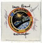 1975 ASTP FLOWN crew signed beta cloth