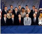 1987 Astronaut Candidates signed color photo