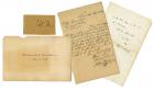 Two Maryland Letters to Gideon Wells & Two Lincoln Cabinet Officers