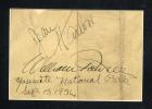 Jean Harlow and William Powell Autographs, Dated 1936, Yosemite National Park - 2