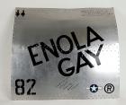 Enola Gay signed plane panel replica