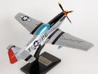 1990s Chuck Yeager signed P51-D Mustang model