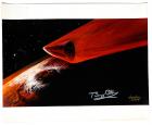 1991 Buzz Aldrin & artist signed space poster