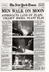 1969 Buzz Aldrin signed NY Times Moon walk front page photos (x4)