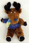 Buzz Aldrin signed child's moose puppet