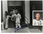 1972 Apollo 17 Gene Cernan signed NASA B&W glossy