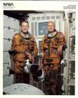 1982 STS-3 crew signed NASA color litho