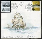 WITHDRAWN - Israel, 1992, 1.60 500th anniversary of discovery of America, original artist signed sketchs