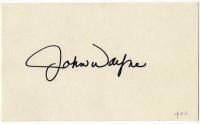 Legendary Film Stars of the 20's & 30's - Collection of Cut Signatures including John Wayne and George Burns - 2