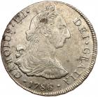 Bolivia. 8 Reales, 1786-PR (Potosi) VF to EF