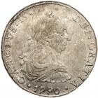 Bolivia. 8 Reales, 1790-PR (Potosi) VF to EF