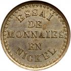 France. Essai 10 Centimes, ND (1860) NGC MS61