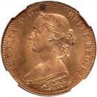 Great Britain. Halfpenny, 1860 NGC MS65 RD