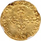 France. Ecu d'or, 1567-G (Poitiers) NGC MS61 - 2