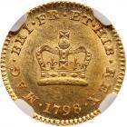 Great Britain. Third Guinea, 1798 NGC MS64 - 2