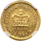 Great Britain. Third Guinea, 1810 NGC MS63 - 2