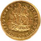 Netherlands: Holland. Gold 6 Stuivers (Scheepjesschelling), 1772 NGC AU58 - 2