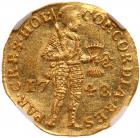 Netherlands: Holland. Ducat, 1743 NGC AU58