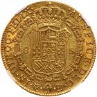 Spain. 8 Escudos, 1775-PJ (Madrid) NGC AU55 - 2