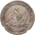 1854-O Liberty Seated 50C. Arrows NGC EF45 - 2