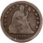 1860-S Liberty Seated 25C PCGS G4