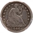 1846 Liberty Seated H10C PCGS F12