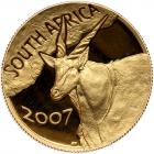 South Africa. Natura Set: 50 20 and 10 Rand, 2007 Brilliant Proof