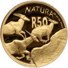 South Africa. Natura Set: 50 20 and 10 Rand, 2007 Brilliant Proof - 2