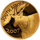 South Africa. 100 Rand, 2007 Brilliant Proof