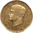 Italian States: Kingdom of Italy. 40 Lire, 1812-M NGC AU55