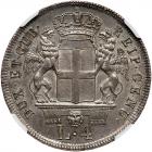 Italian States: Genoa. 4 Lire, 1796 NGC AU58