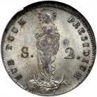 Italian States: Genoa. 2 Soldi, 1814 NGC MS63 - 2