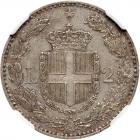 Italy. 2 Lire, 1885-R NGC AU53 - 2