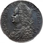 Great Britain. Halfcrown, 1745 NGC AU50