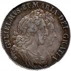 Great Britain. Halfcrown, 1693 NGC EF45