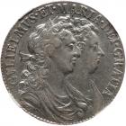 Great Britain. Halfcrown, 1689 NGC AU50