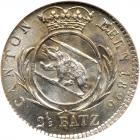 Switzerland: Bern. 2 1/2 Batzen, 1826 NGC MS66