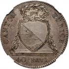 Switzerland: Zurich. 40 Batzen, 1813-B NGC AU58