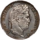 France. 5 Francs, 1834-H NGC MS62