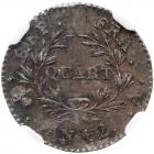 France. 1/4 Franc, 1804-A NGC MS61 - 2