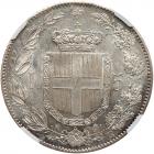 Italy. 5 Lire, 1879-R NGC MS61 - 2