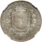 Italy. 5 Lire, 1875-M BN NGC MS64 - 2