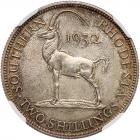 Southern Rhodesia. 2 Shillings, 1932 NGC MS64 - 2