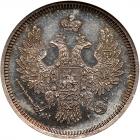 Russia. Proof 20 Kopecks, 1855-<Ru-S><Ru-P><Ru-B> <Ru-N>I